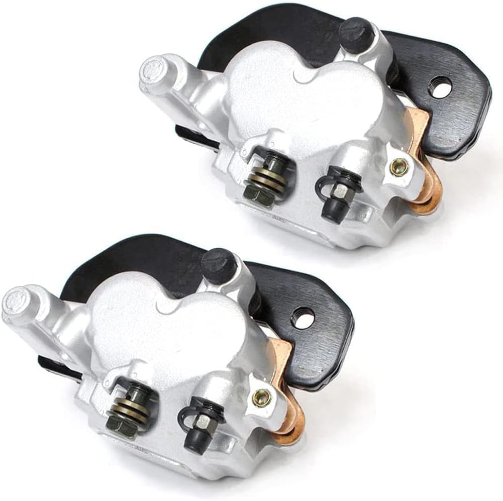 Front Left Right Brake Caliper for 2013-2017 Can Am Maverick 1000/1000R With Pads (With Mounting Brackets)