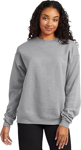 Miniatura 3 de Hanes Men's Sweatshirt, EcoSmart Fleece Crewneck Sweatshirt, Big & Tall Available, 1 or 2-Pack