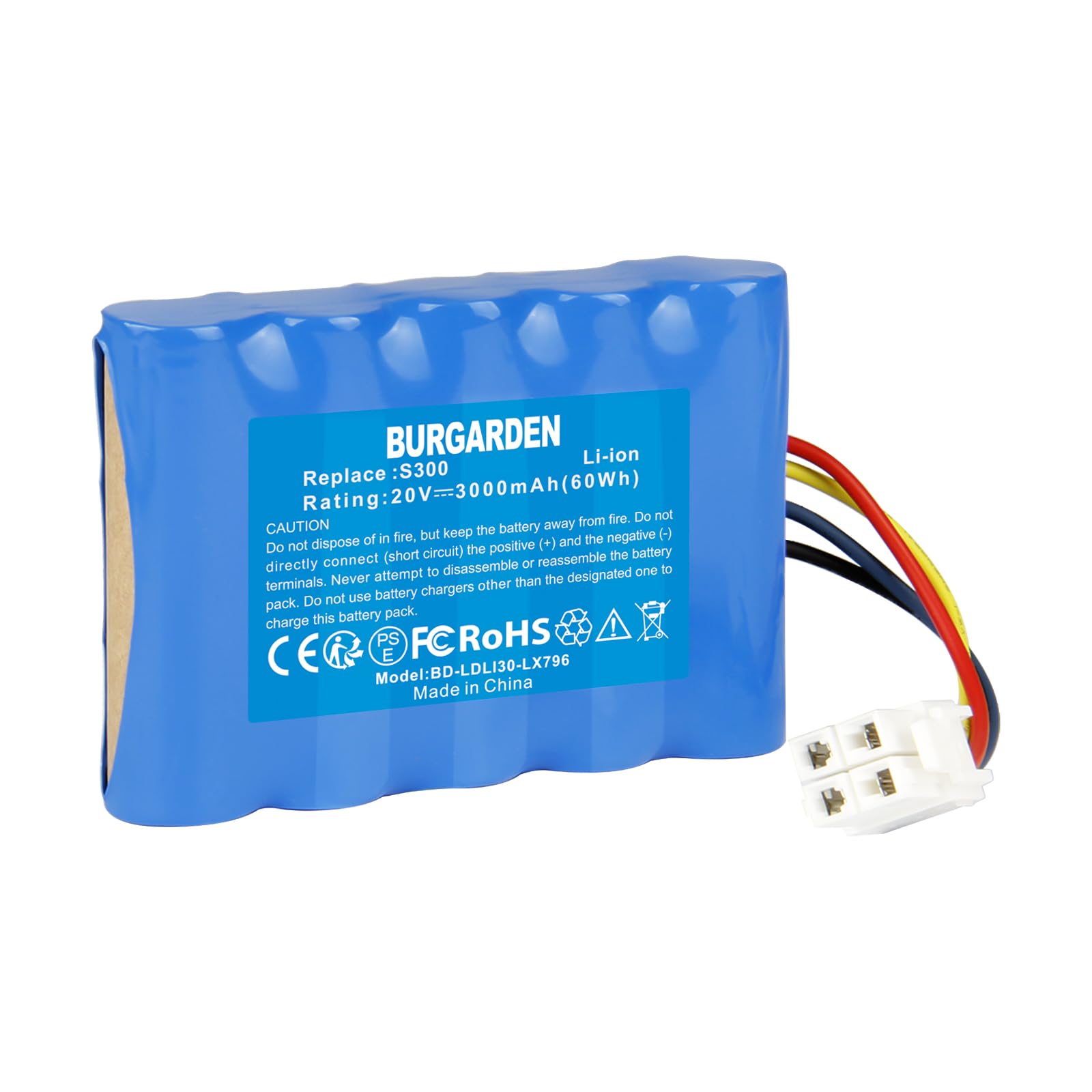 20V 3000mAh Li-Ion Ersatzakku für Worx Landxcape LX790i / Ferrex 800m² | Kompatibel mit Landxcape LX790i LX790 LX792 LX795 LX796 LX797 & Ferrex 800 m² 2021, für Automower LA0001 LA0002 WA3230 WA3231