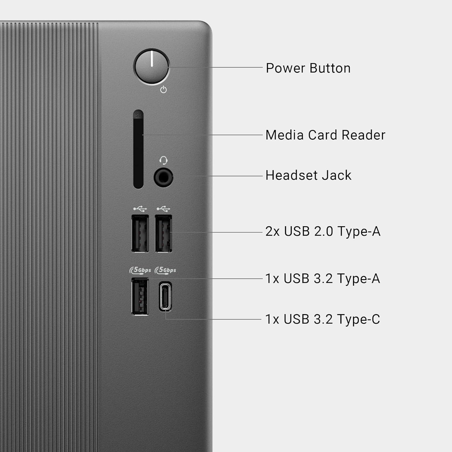 Dell ECT1250 2025 Desktop, 20-Core Intel Core Ultra 7 265 Air