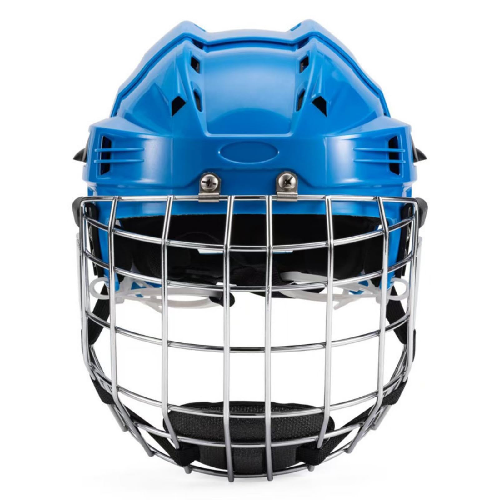 Xgdsnly Ice Hockey Helmet Lightweight Hockey Helmet Comfortable Padding Sports Headgear for Inline Skating, Football, Blue, Large Head Circumference 58-68