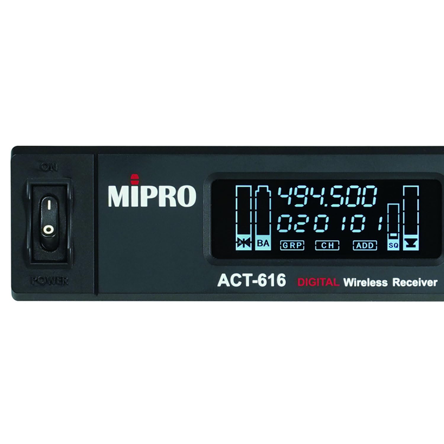 MIPRO ACT-616 1-kanałowy odbiornik 494-542 MHz z mikrofonem nadajnika ręcznego
