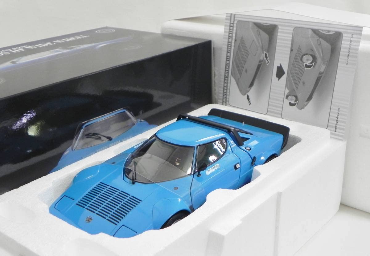 Amazon | 京商 1/18 ランチア ストラトス HF ワイドホイール ブルー  