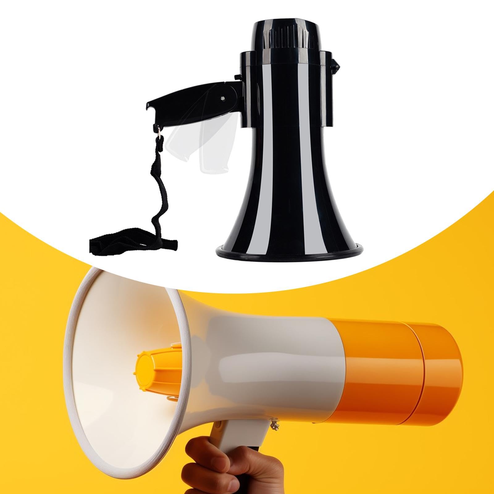 Megáfono Portátil con Amplificador para Aficionados a Las Porristas Y Entrenadores de Béisbol.