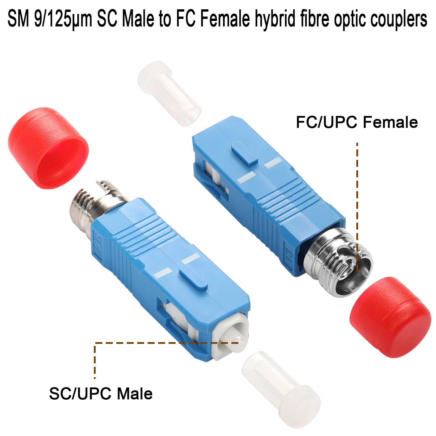 Adattatore Fibra Ottica SC To LC - Connettore Monomodale, Alta Precisione - Foto 11