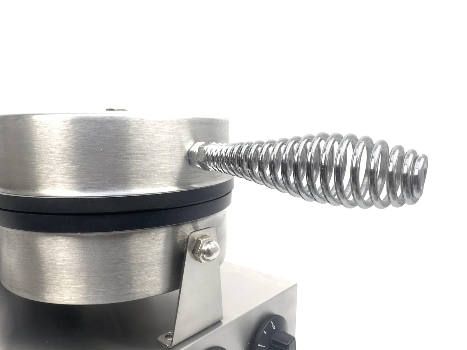 GastroHero Waffeleisen, rundes Doppel-Waffeleisen, Edelstahl FY-2 | Profi-Waffeleisen, 2x Ø180 mm Backplatte, regelbare Temperatur von 0 °C bis +250 °C, mit Temperaturregler & Signalleuchte