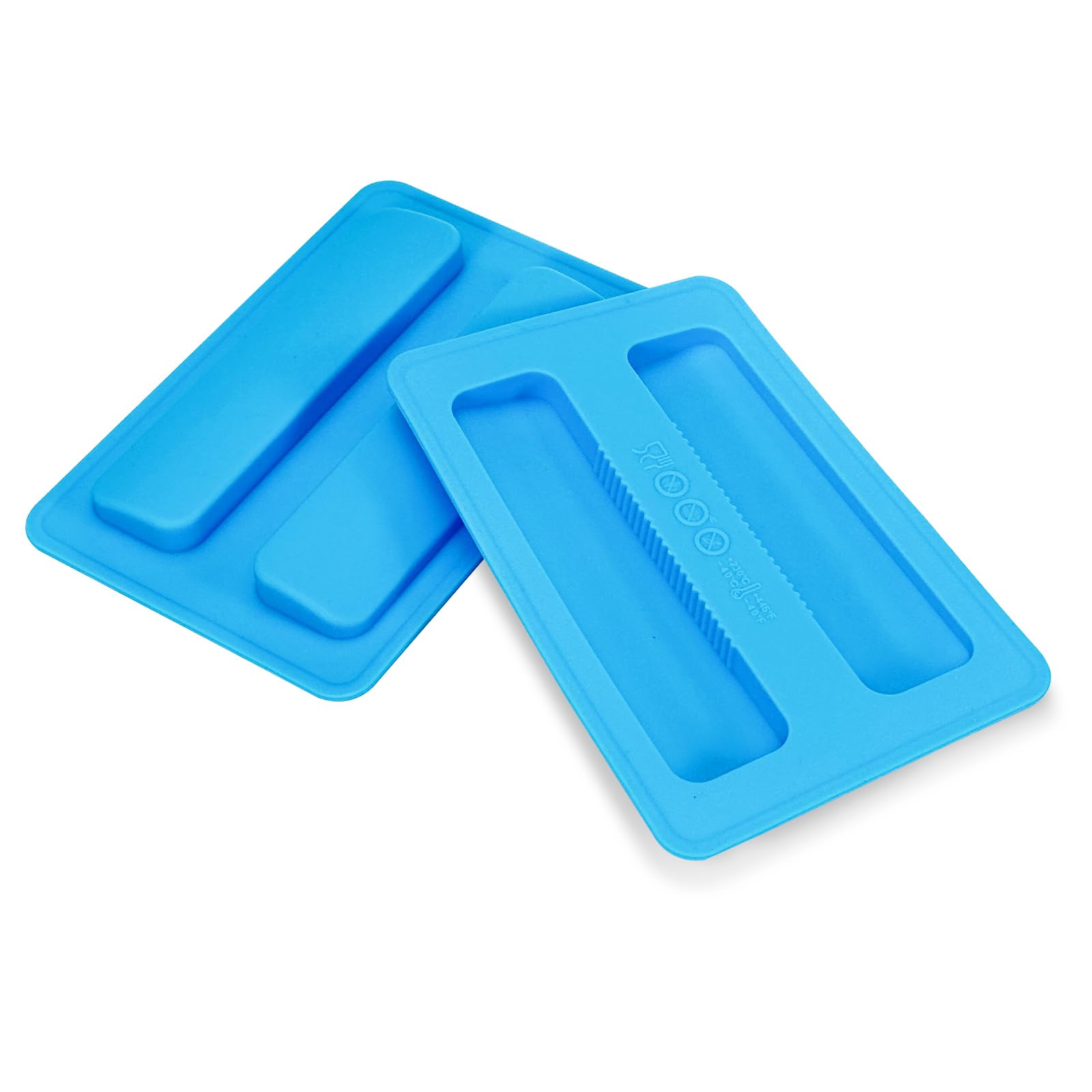 Thatyro Blue 2 Pack Silicone 2 Slice Toaster Cover Lid, Kitchen Bread Toaster Machine Top Cover Parts, Upper Cover For Sandwich Maker Accessories (Blue)