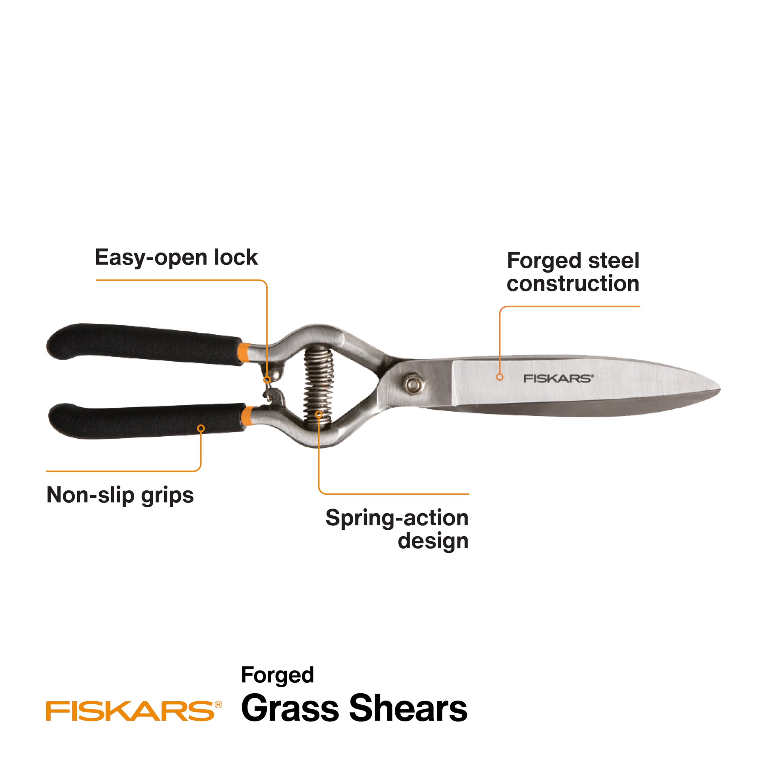Fiskars 9223 forgé Cisailles à Gazon (Discontinued par Le Fabricant)
