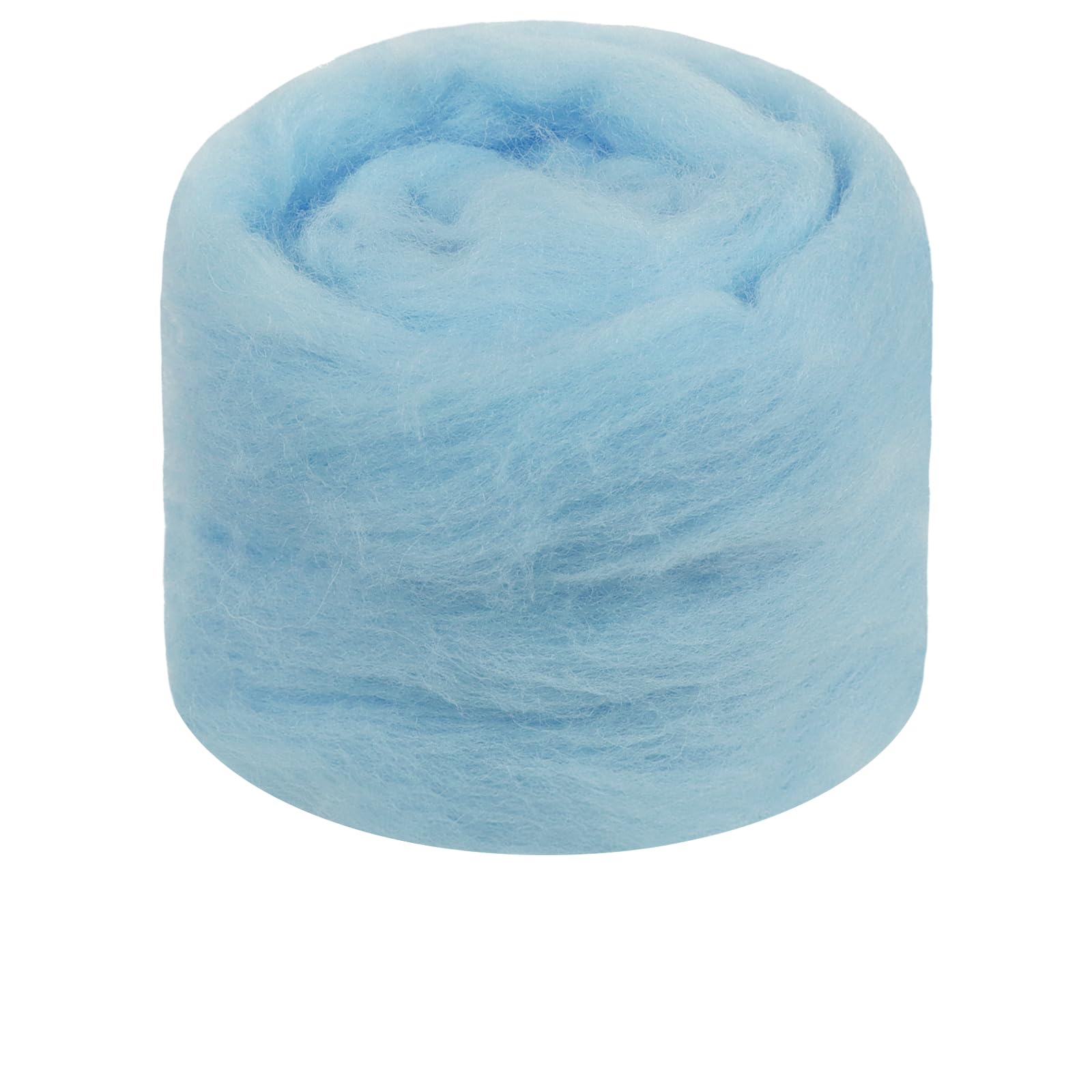 Uiopa Needle Felting Wool, 50g Felting Wool Soft Wool Roving Yarn, Aqua Blue Wool Roving for Needle Felting, Wet Felting, Felting Projects, DIY Crafts