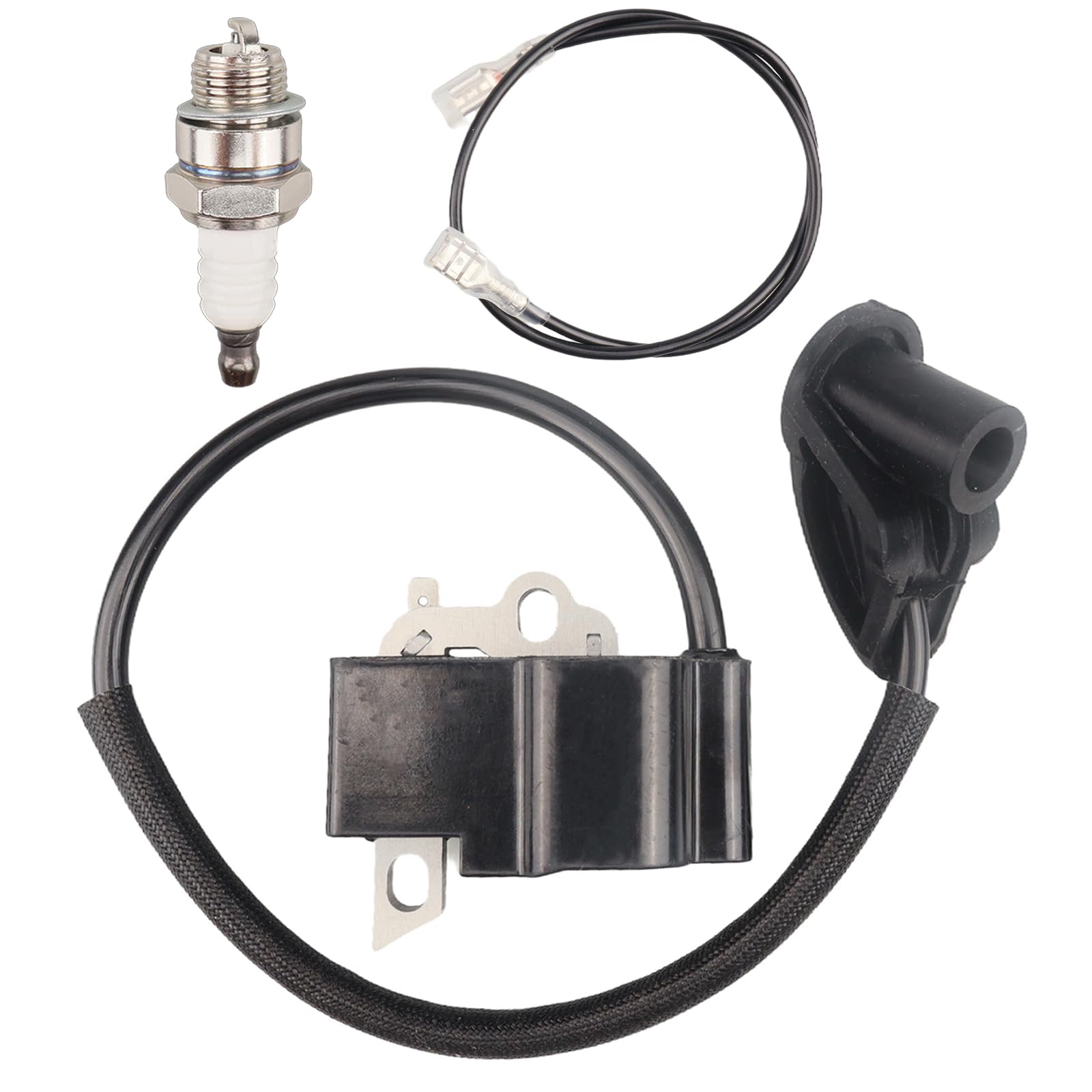Ignition Coil with Spark Plug for Stihl TS400 CUT-OFF SAW Replaces 4223-400-1303, 4223-400-1302, 309261003