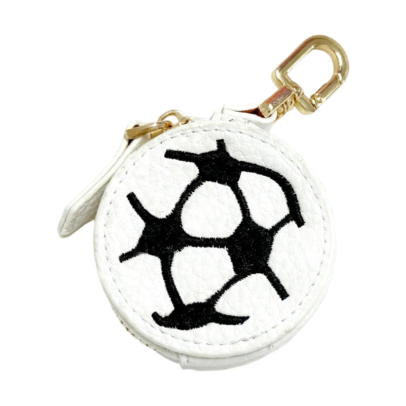 Maxtonser PU Leather Sports Theme Keychain Coin Pouches Small Wallet For Football Basketball Fan Waterproof Accessory