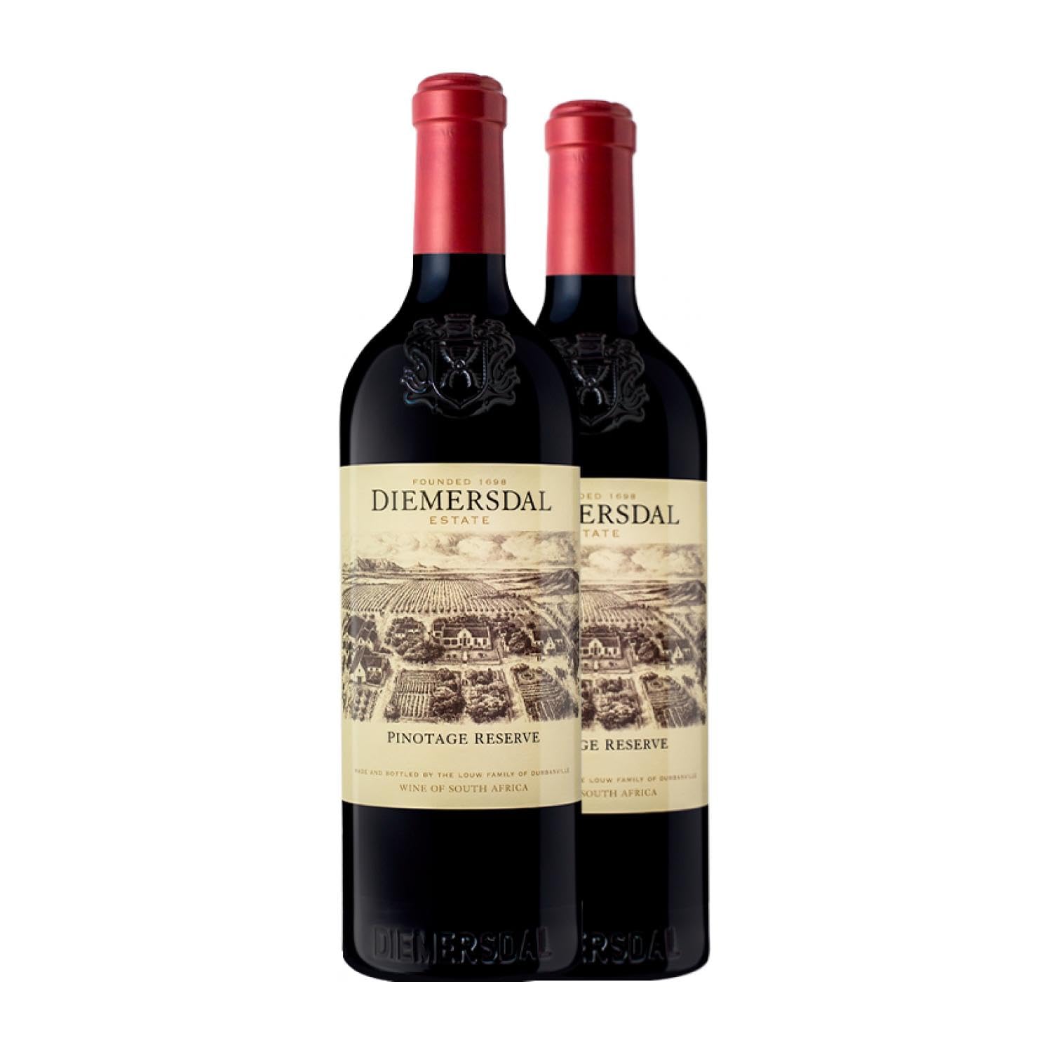 Diemersdal Pinotage Reserva 75 cl Vino tinto (Caja de 2 Botellas de 75 cl)