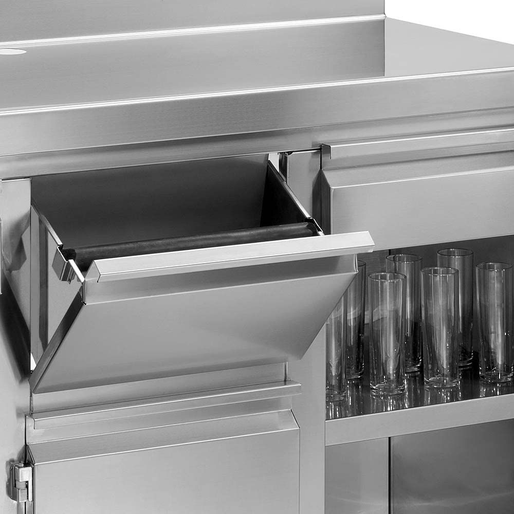 Kaichenyt Table De Travail à 4 Niveaux En Acier Inoxydable - Grande