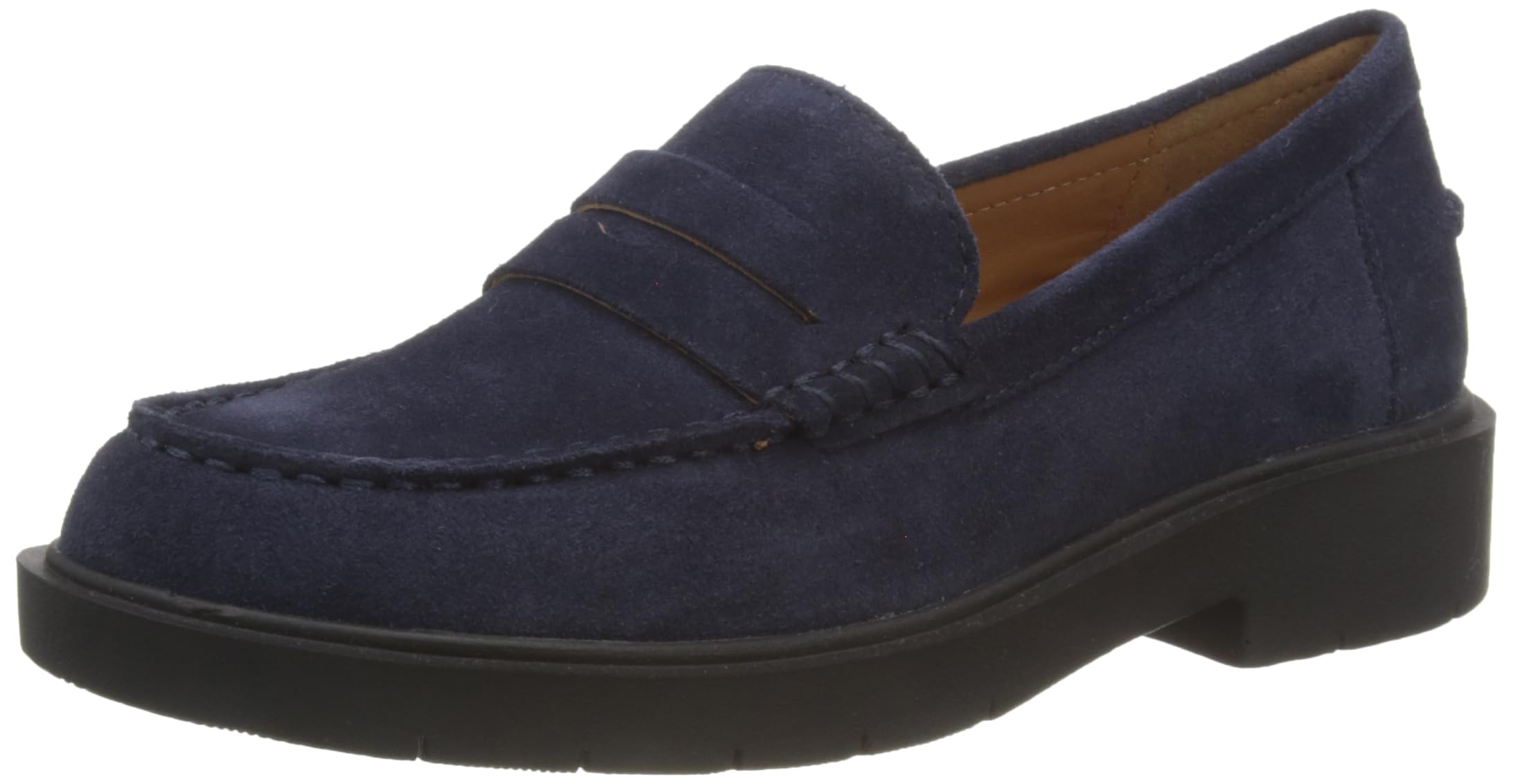 Geox D SPHERICA EC1 A, Women’s Loafer, Navy,