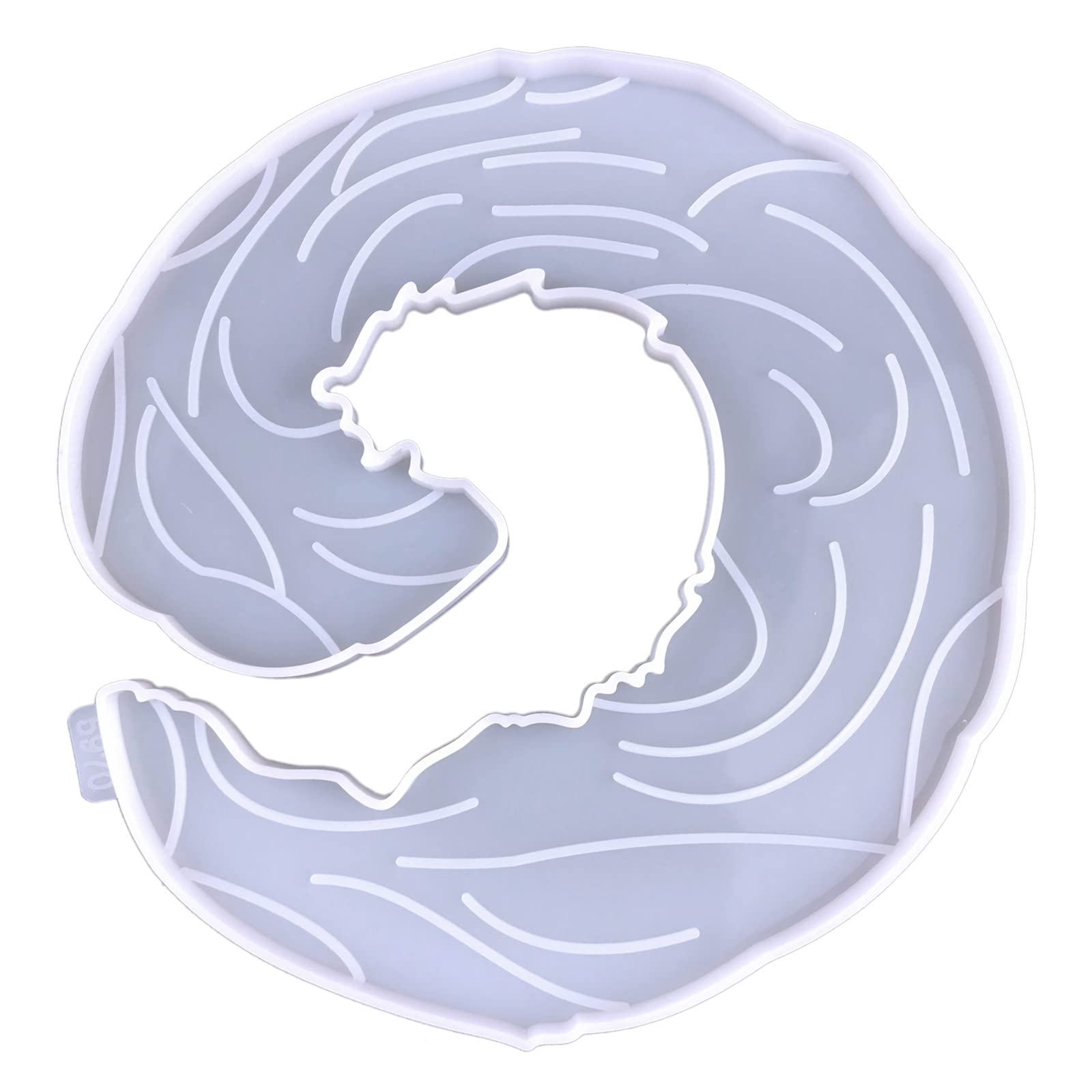 Jigeren Transparent Baking Pan Creative Sea Waves Desktop Ornaments Epoxy Resin Mold Crystal Silicone Mould 2
