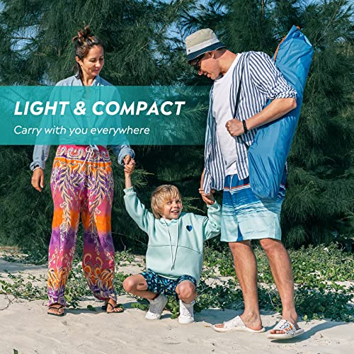 Outdoormaster Pop Up Beach Tent For 4 Person - Easy Setup And Portable Beach Shade Sun Shelter Canopy With Upf 50+ Uv Protection Removable Skylight Family Size - Ocracoke Coast #TOP5