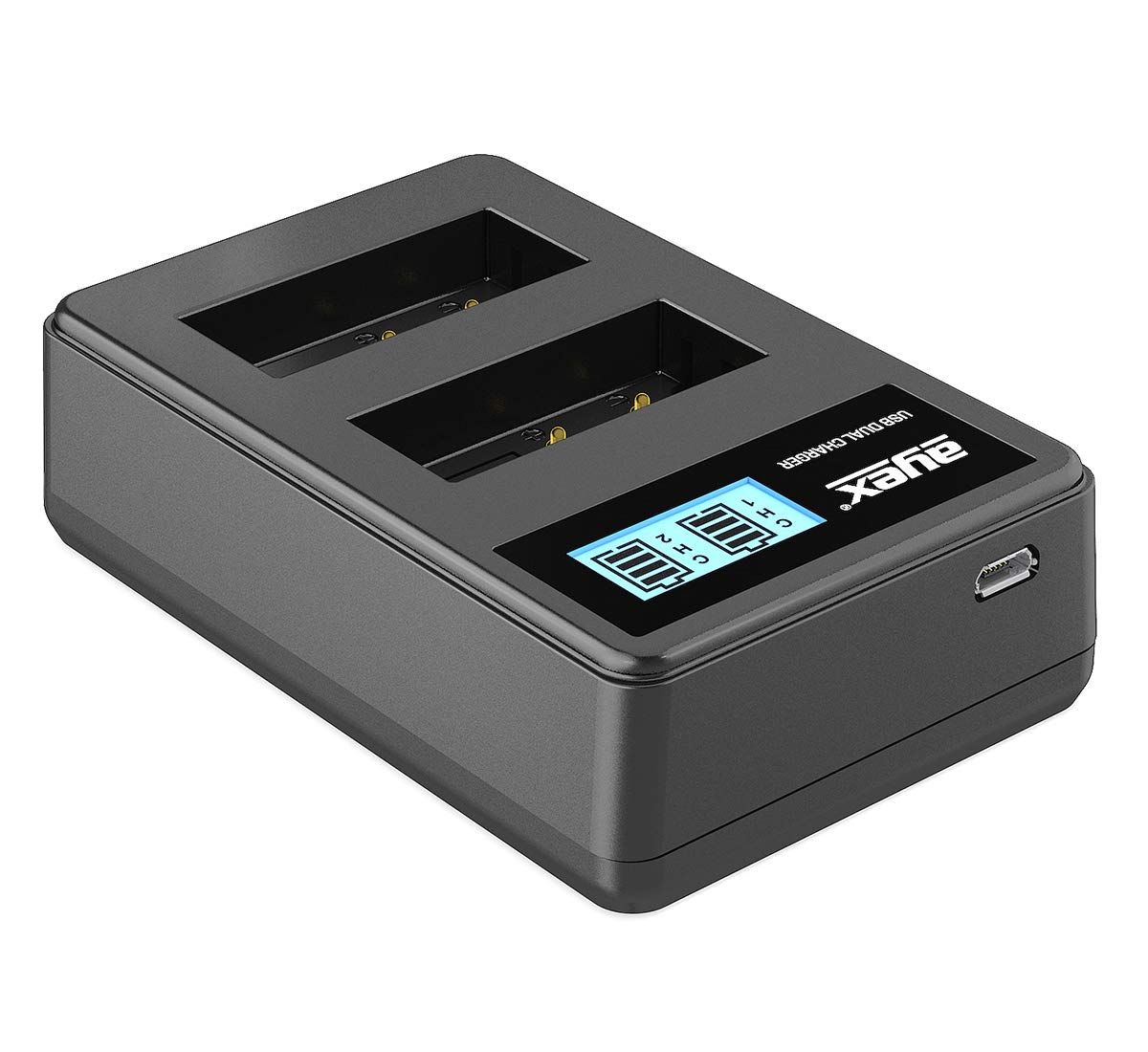 Chargeur Double USB Pour Batteries Canon LP-E17 – Écran LCD, Charge Rapide Via PC Ou Powerbank, Compatible EOS Et PowerShot