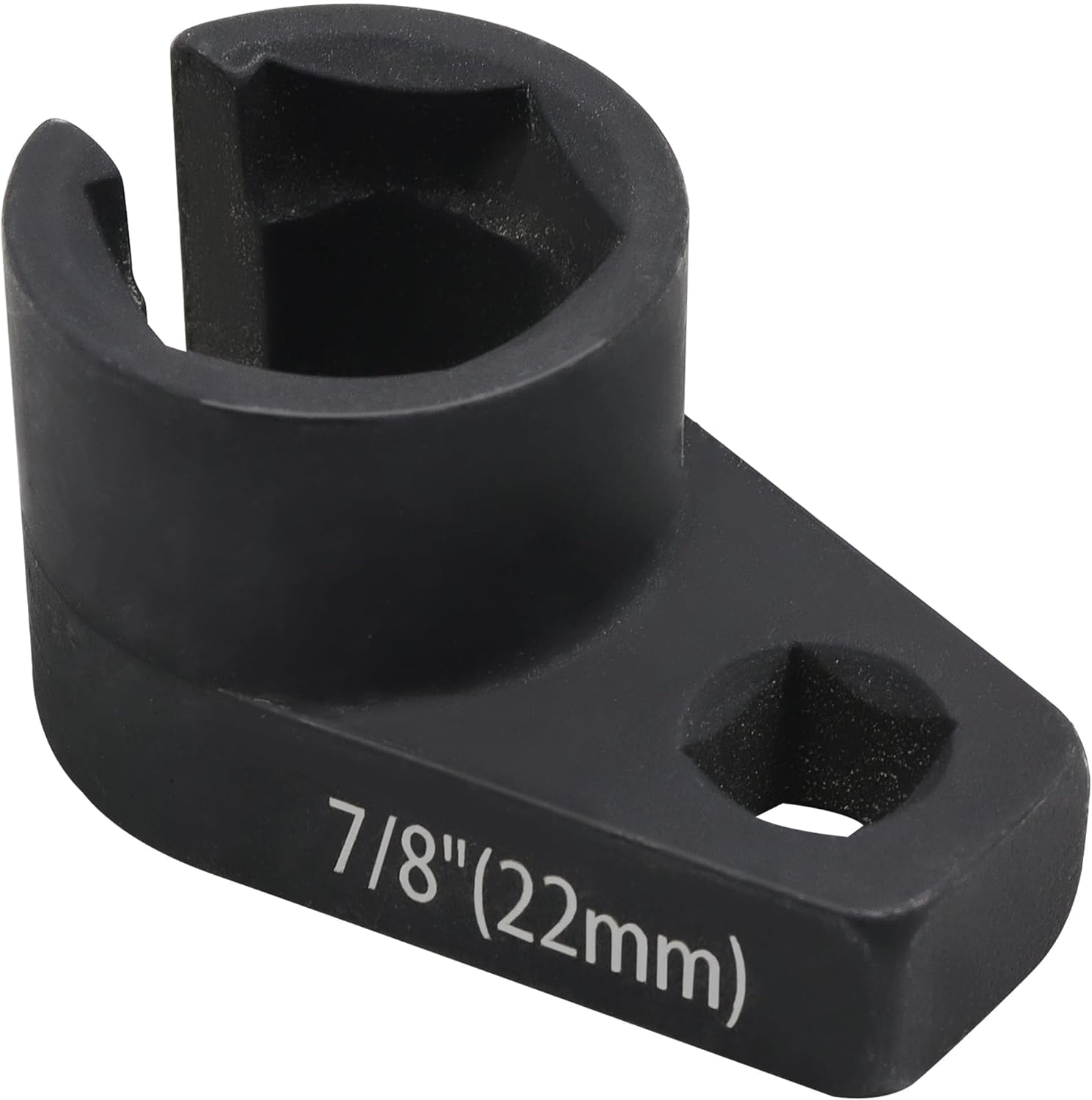 Offset Oxygen Sensor Socket, 3/8-Inch Drive, 7/8-Inch (22mm) Offset Wrench Remover Tool-Universal Wire Gate Accesses Sensor from Side, Preventing Damage to Wires, Universal for Most Cars