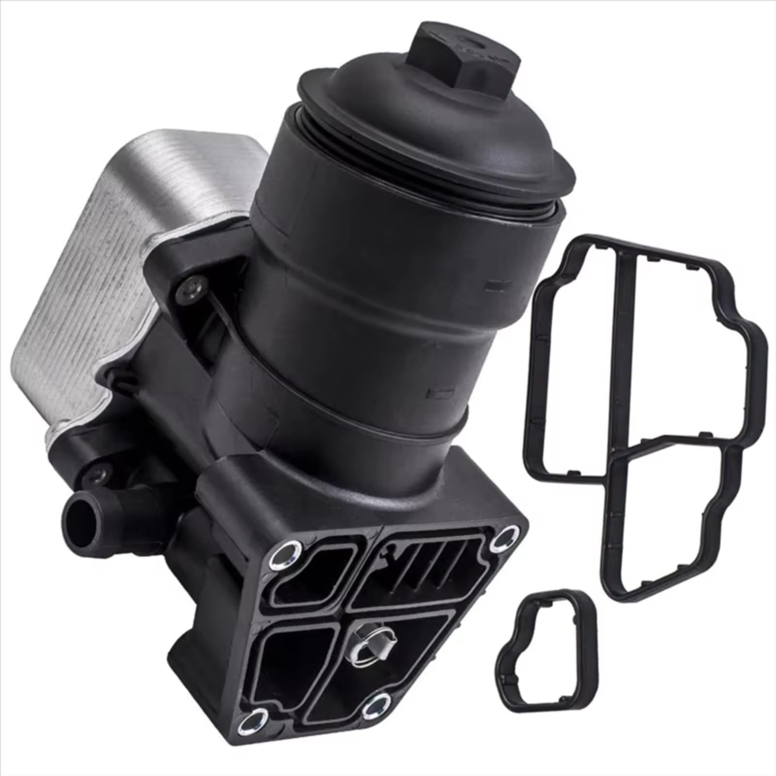 Termostato Auto Compatibile Con Per Golf 2005 2006 2007 2008 2009 2010 2011 2012 2013 1 Pz Alloggiamento Radiatore Olio Con Tappo Radiatore Accessori 03L117021C