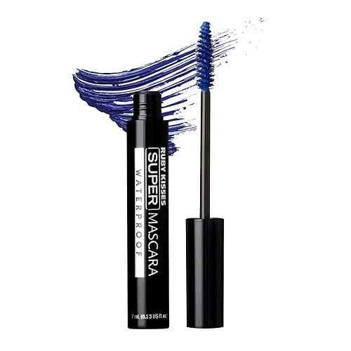 Ruby Kisses Super Mascara Impermeable, Alargamiento, Definición, Rizado, Maquillaje de Ojos (negro)