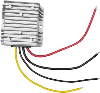 24V 12V to 36V Step Up Converter DC-DC Regulator Boost Power Supply Input(9V-30V) Waterproof Module Transformer for GolfCart Motor Car Truck Vehicle Boat Solar E-Bike (8A-288W)