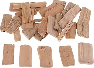 Natural Driftwood Craft, 250g/Bag Christmas Ornaments DIY Crafts, Wedding Vase and Home Table Filler Decor, Holiday Photo Props Hanging, Wood