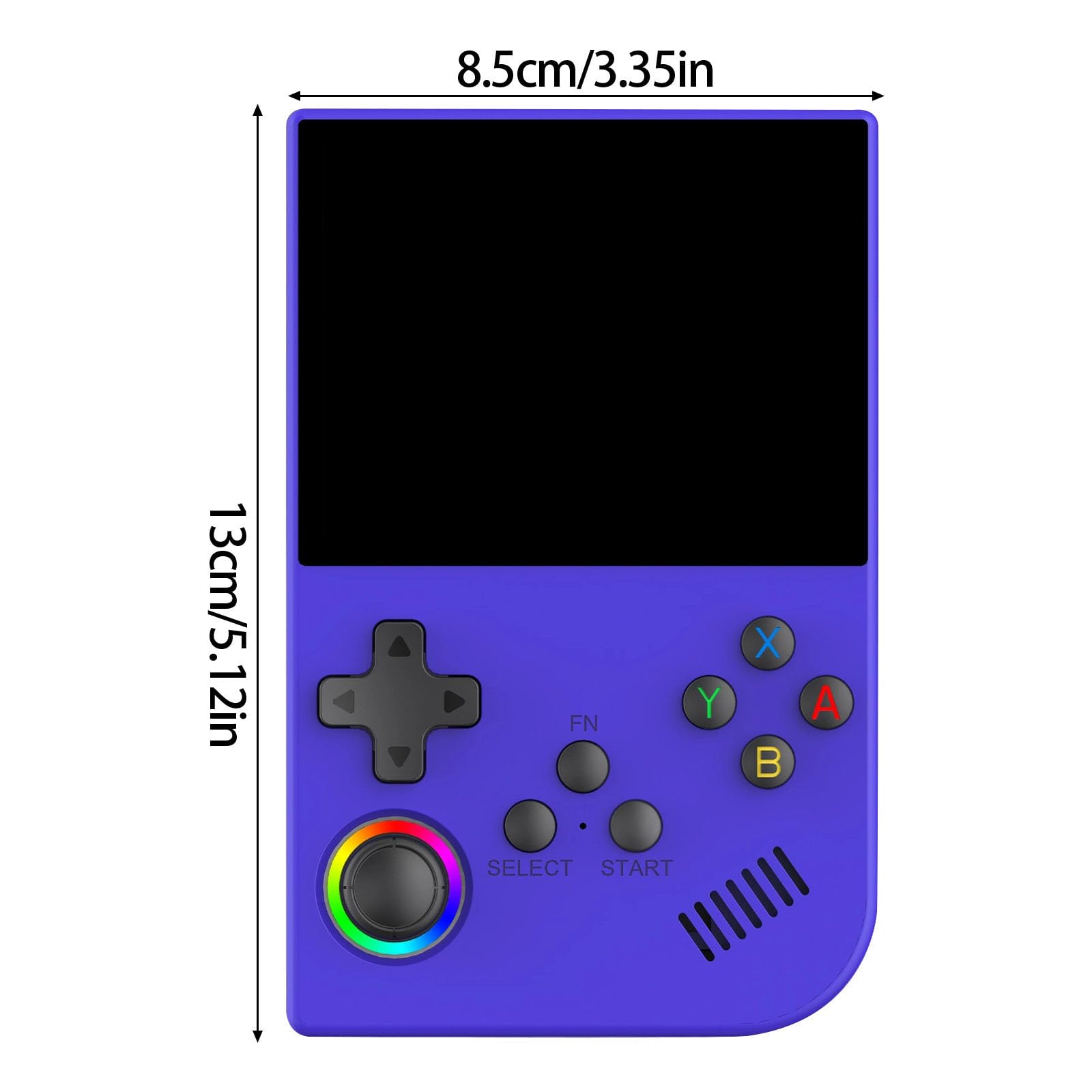 Console de jeu ergonomique Affichage haute résolution Conception de prise confortable Émulateur large pour le divertissement de jeu étendu Ordinateur de poche