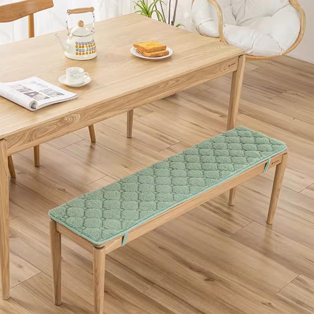Stół Nowoczesna Czernica Ławka Ogrodowa Cush Pad na Patio Jadalnia Futro 35 x 180 cm Thii Podkładka do Siedzenia Do Użytku Wewnętrznego/Na Zewnątrz Idealna do Wystrój Domu