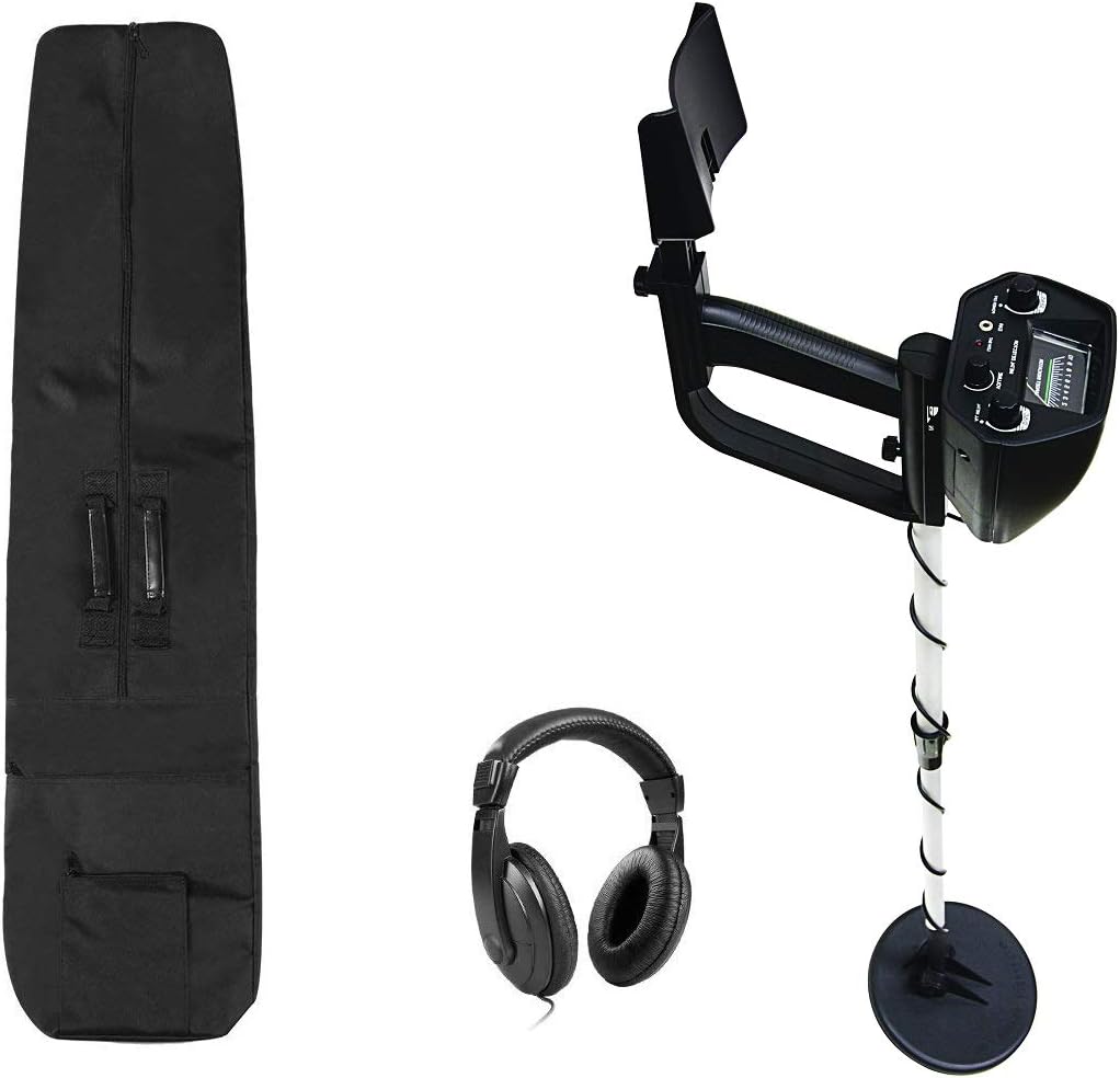 American Hawks Explorer Metal Detector | Arm Support, View Meter, Waterproof Search Coil, Headphone, Bag, Batteries | Gold Silver Bronze Platinum | Treasure Hunting 3 Modes | Adults Kids Adjustable