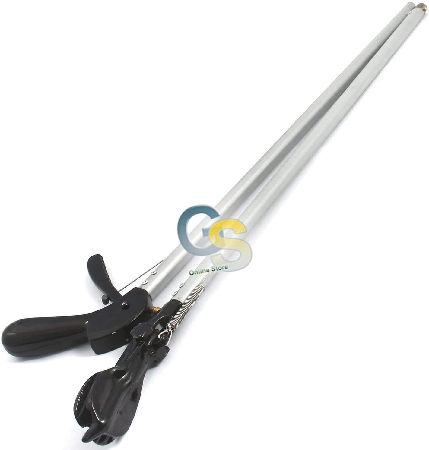 84" (Two Piece) Snake Catcher Stick Silver by G.S Online Store