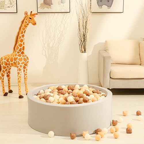 Miniatura 3 de GOGOSO Pelotas de oso con formas de bolas de oso, 100 unidades, sin BPA, a prueba de aplastamiento, bolas de piscina de juguete para diversión del