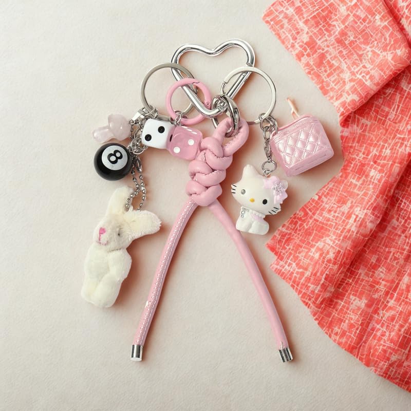 Image of SALTY Chic Bag Charm & Keyring - Cute, Stylish & Lightweight Keychain for Daily Use | Key Ring for Handbags | Keyrings & Keychains | Travel Accessories | Ideal for Gifting
