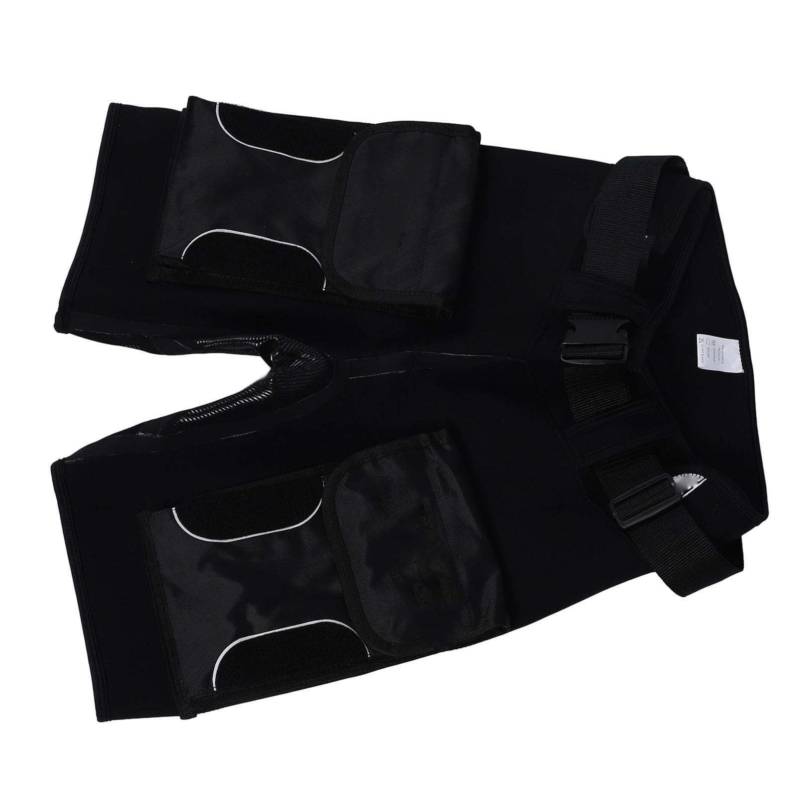 aqxreight 3mm Neoprenowe Spodenki Techniczne z Kieszeniami Elastyczny Kombinezon z Wysokim Stanem Spodenki do Nurkowania Surfing Snorkeling Kajakarstwo Czarny