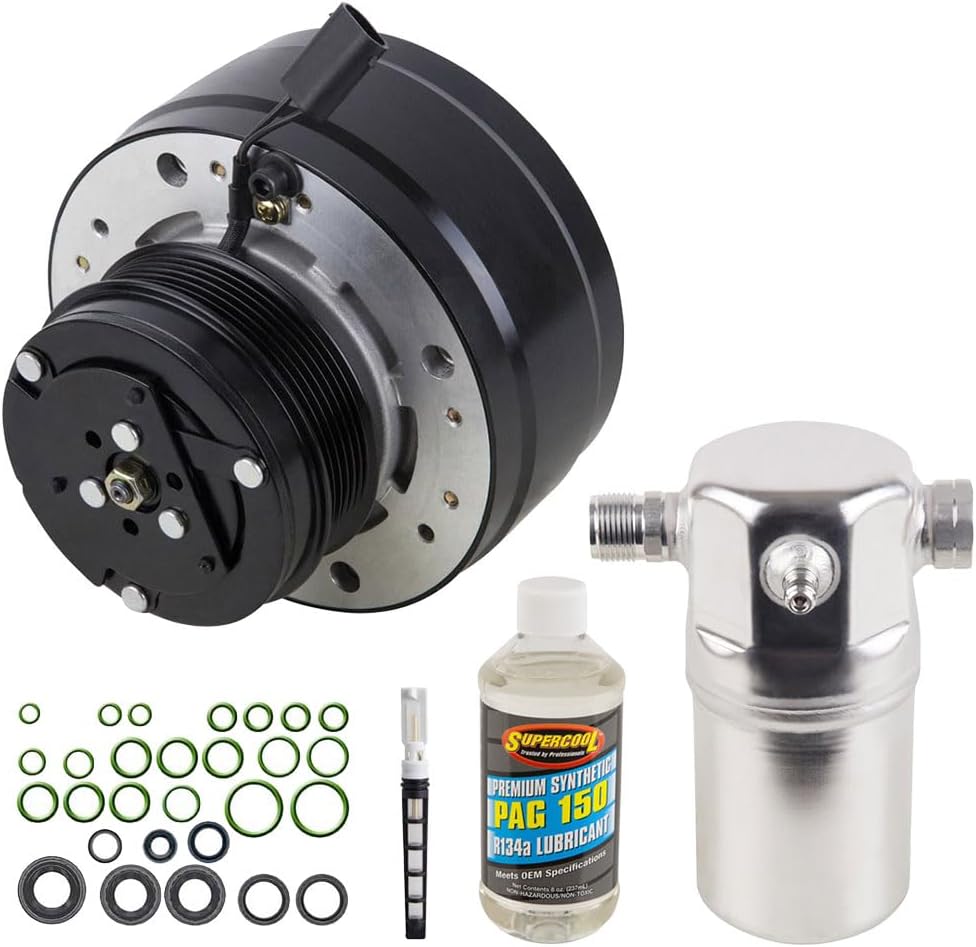 BuyAutoParts A/C Compressor and Repair Kit for 1994–1995 Chevy/GMC Full-Size Trucks and SUVs
