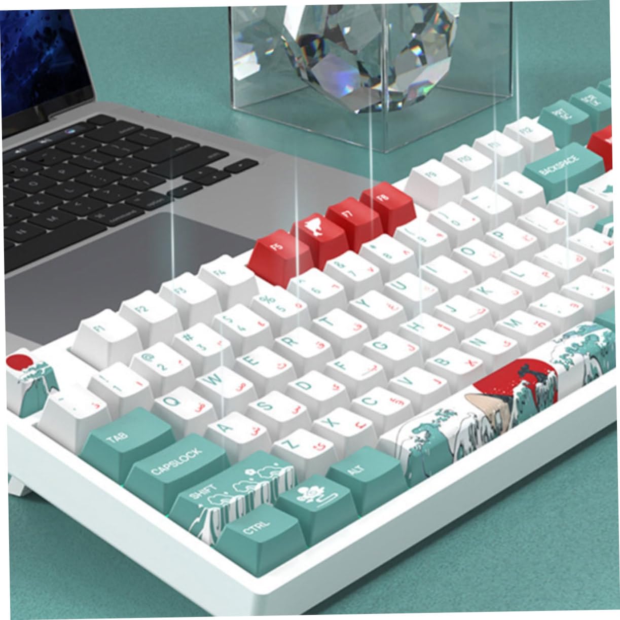Set di Keycap Corallo Mare 129 Pezzi Pbt Profilo Xda