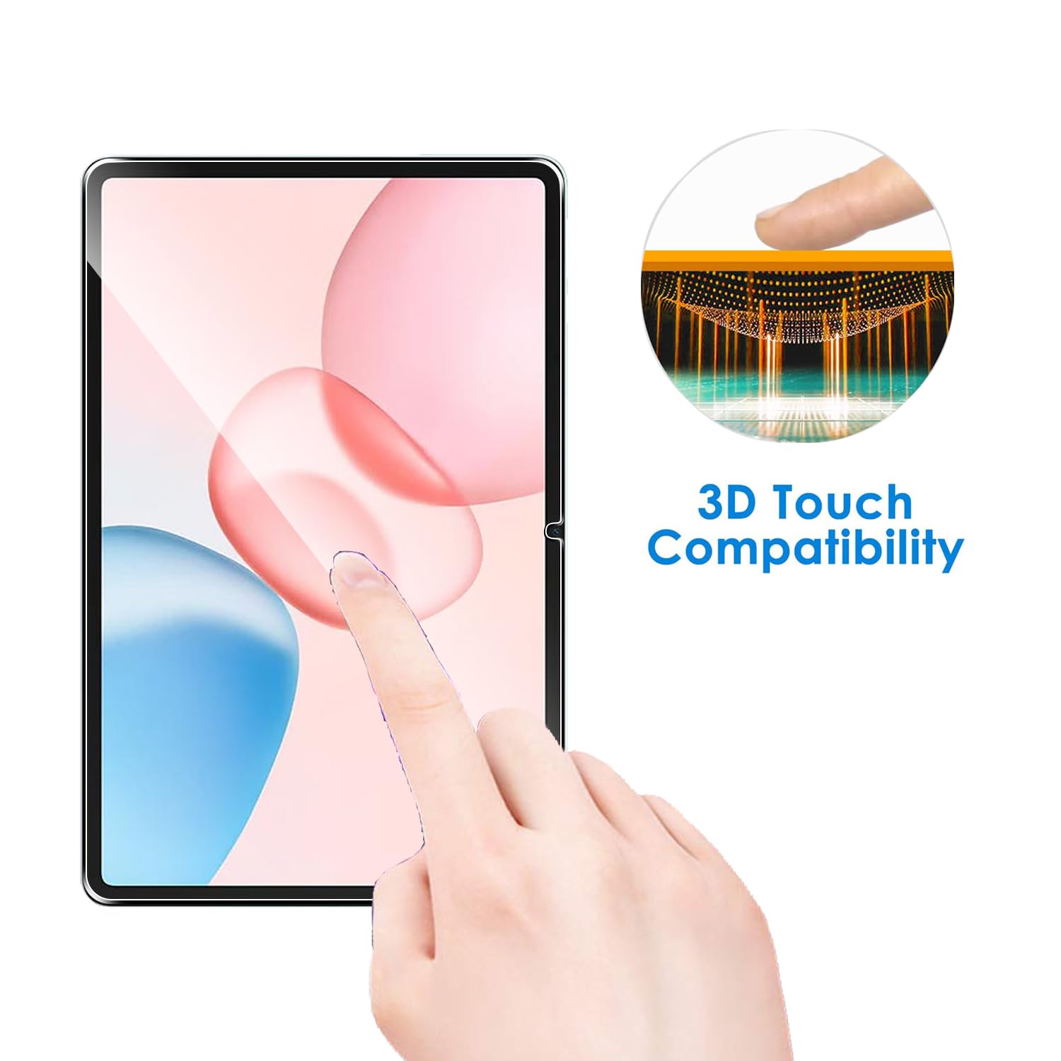 Pellicola Protettiva Vetro Temperato per Honor Pad 10/9 Lenovo Idea Tab Plus 2025 12,1" Anti Graffio Trasparente 0,33mm