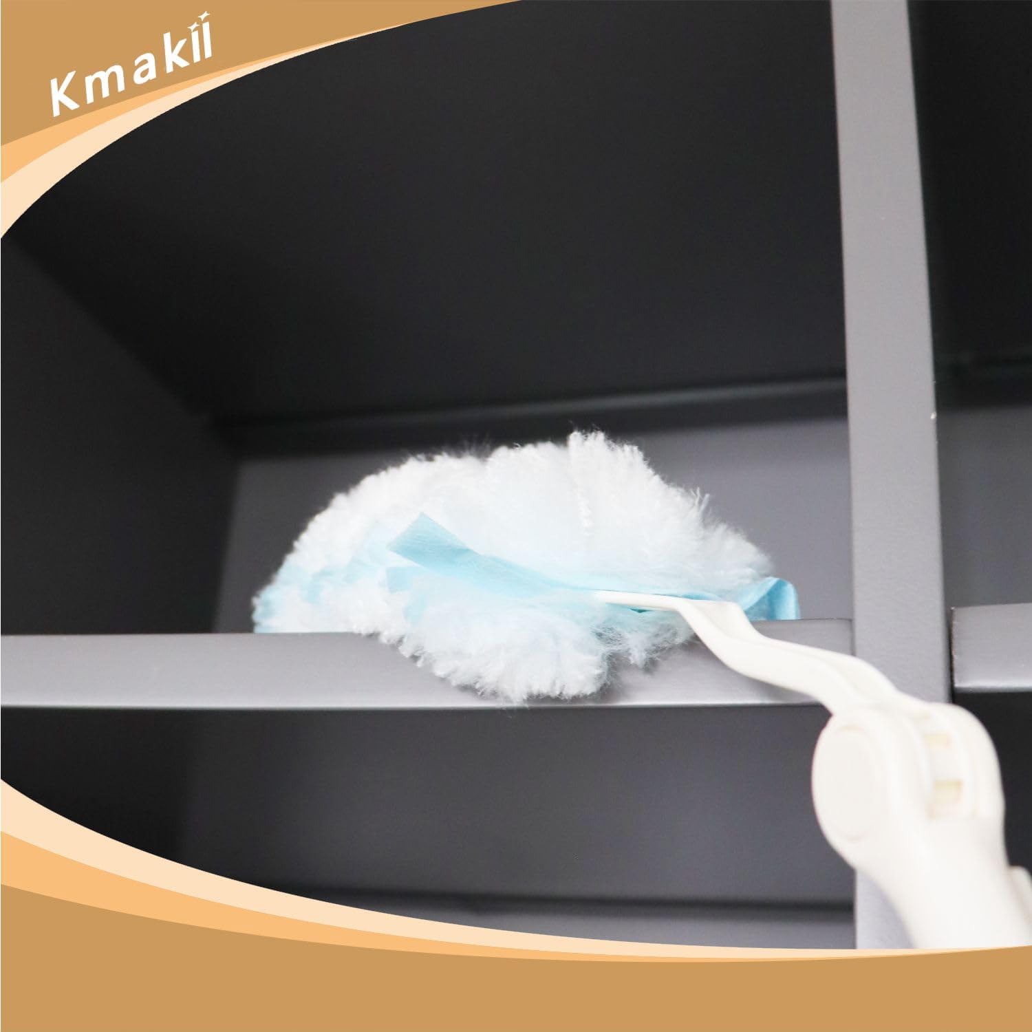 KMAKII 360 Duster Refill Disposable Duster Refills Heavy Duty Duster Refills 360 Degree Unscented Duster Heads 20 Count