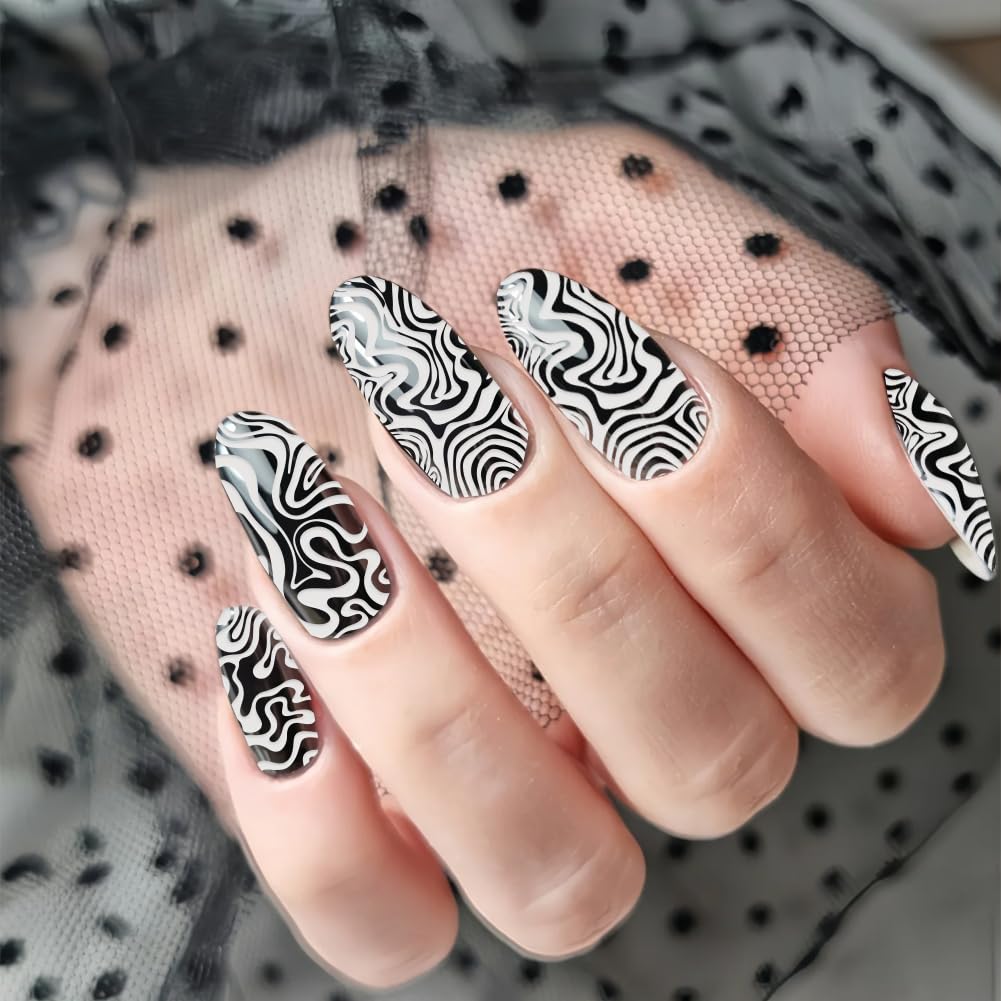 Lote de 3 placas de estampación de mármol para uñas, manicura, decoración