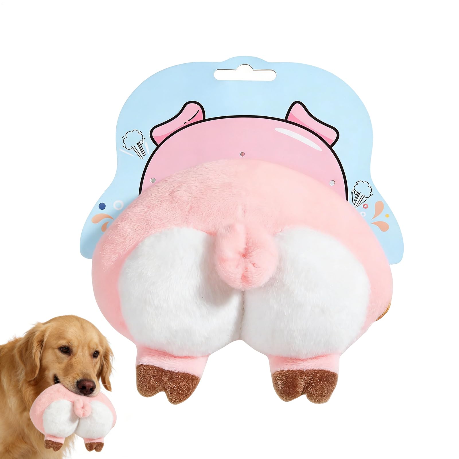 Jouet couineur pour chien contre l'ennui peluche sonore interactive