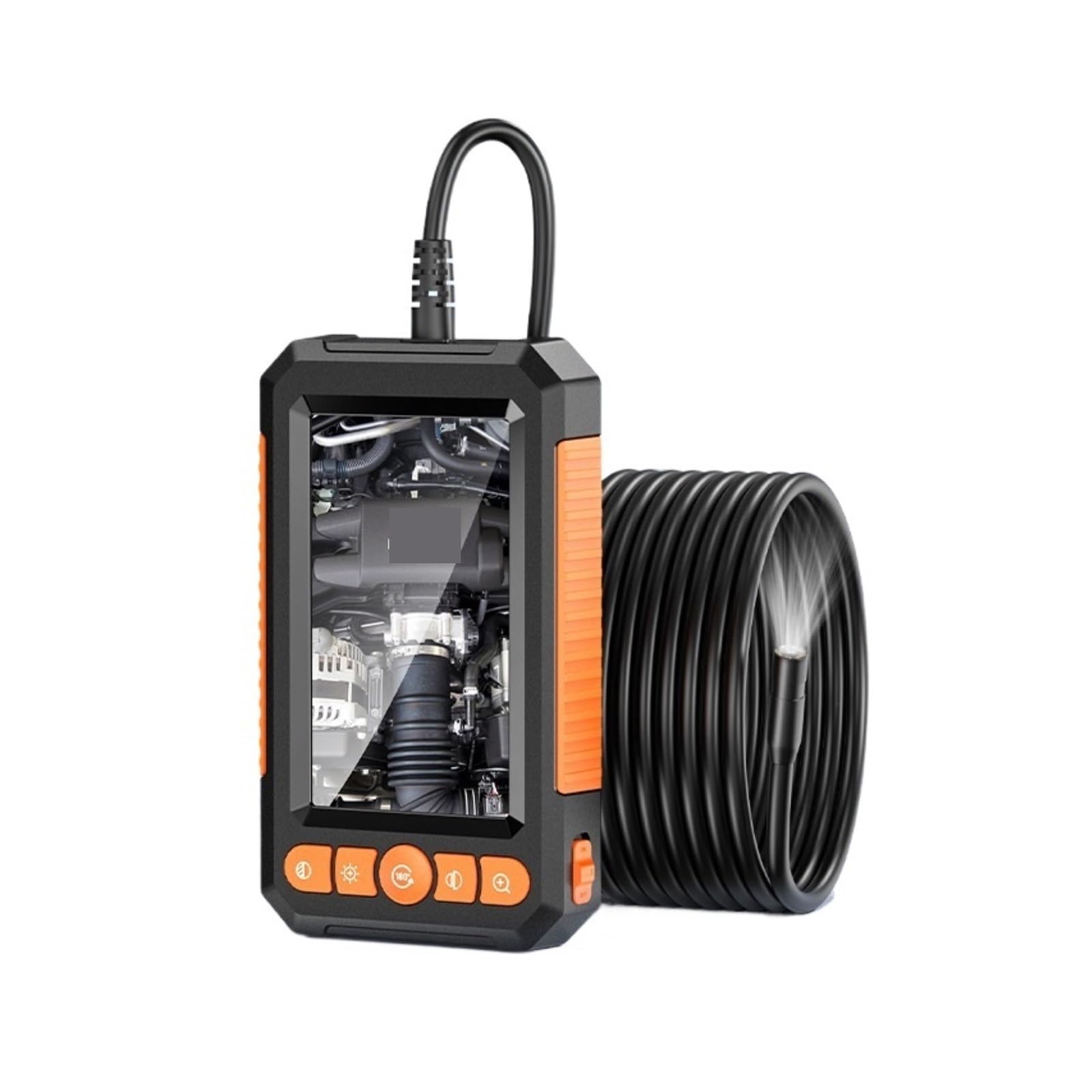 YNIYUJKL Camera, 4.3 Inch Industrial Endoscope Camera Hd 1080P Car Inspection Waterproof Sewer With Led Light,For Wall Automotive Engine