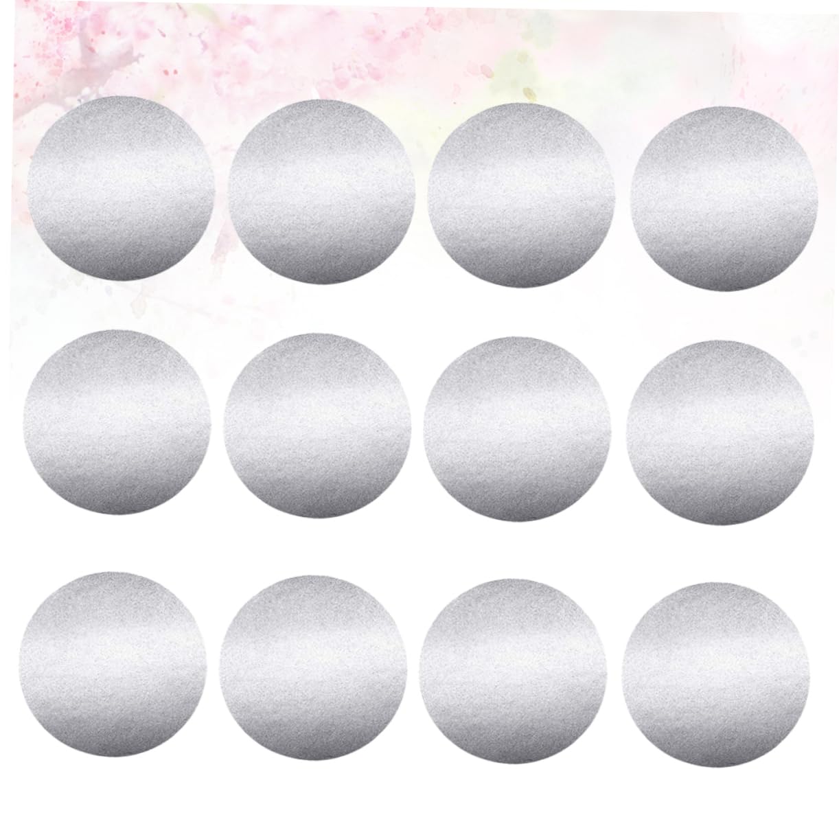 MAGICLULU 3 Set Di Etichette Adesive Rotonde Antigraffio Decalcomanie Per Feste Quaderni Mobili Facili Da Staccare 2 * 3