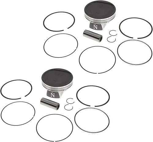 Namura, NA-50093, 2 kits de pistón de orificio estándar para Polaris Scrambler 1000 y Sportsman 1000 para 2014-79.488 - 3.563 in