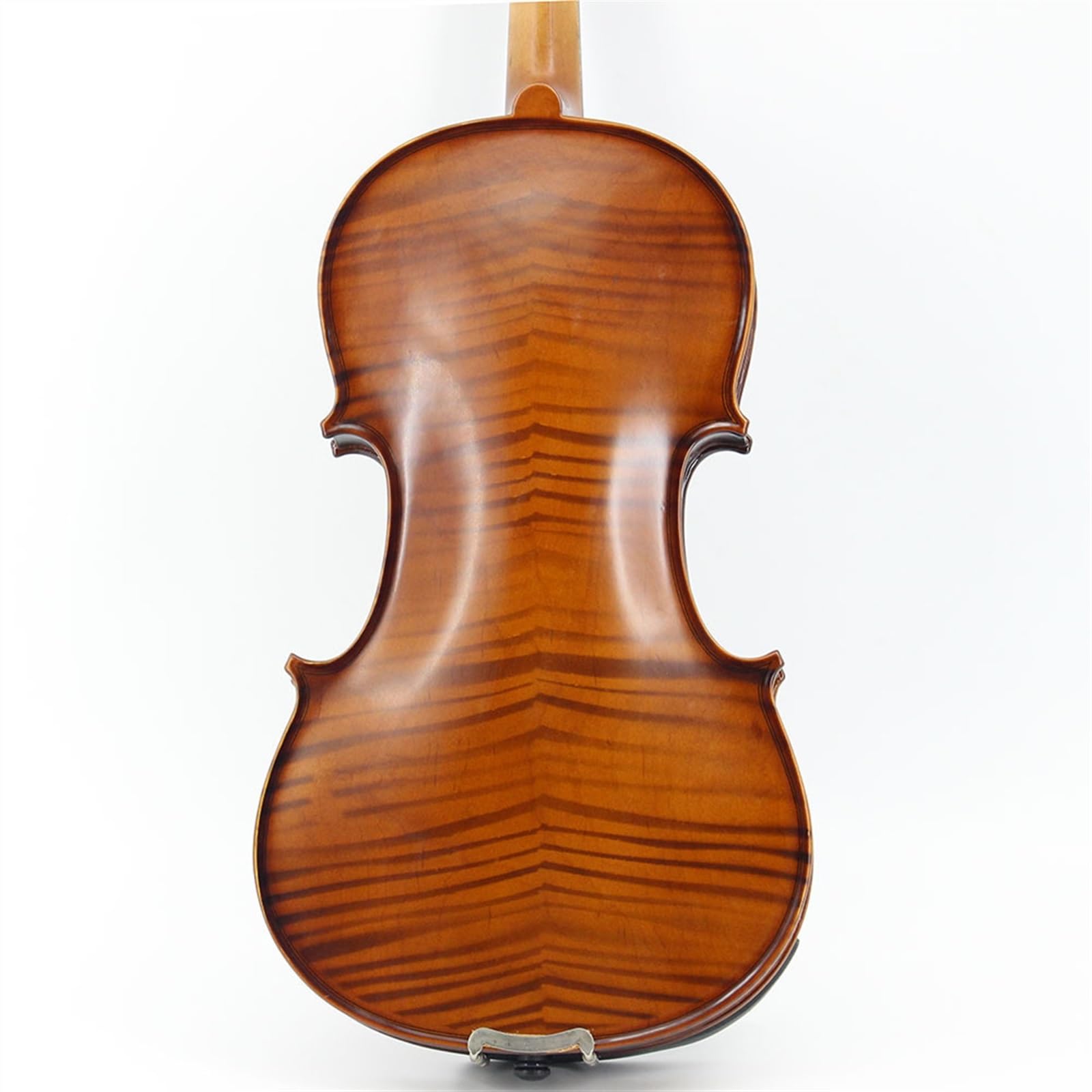 Violine 4/4 Anfängervioline Tigerhautmuster Handgemachte Übungsvioline Aus Massivholz(4/4)