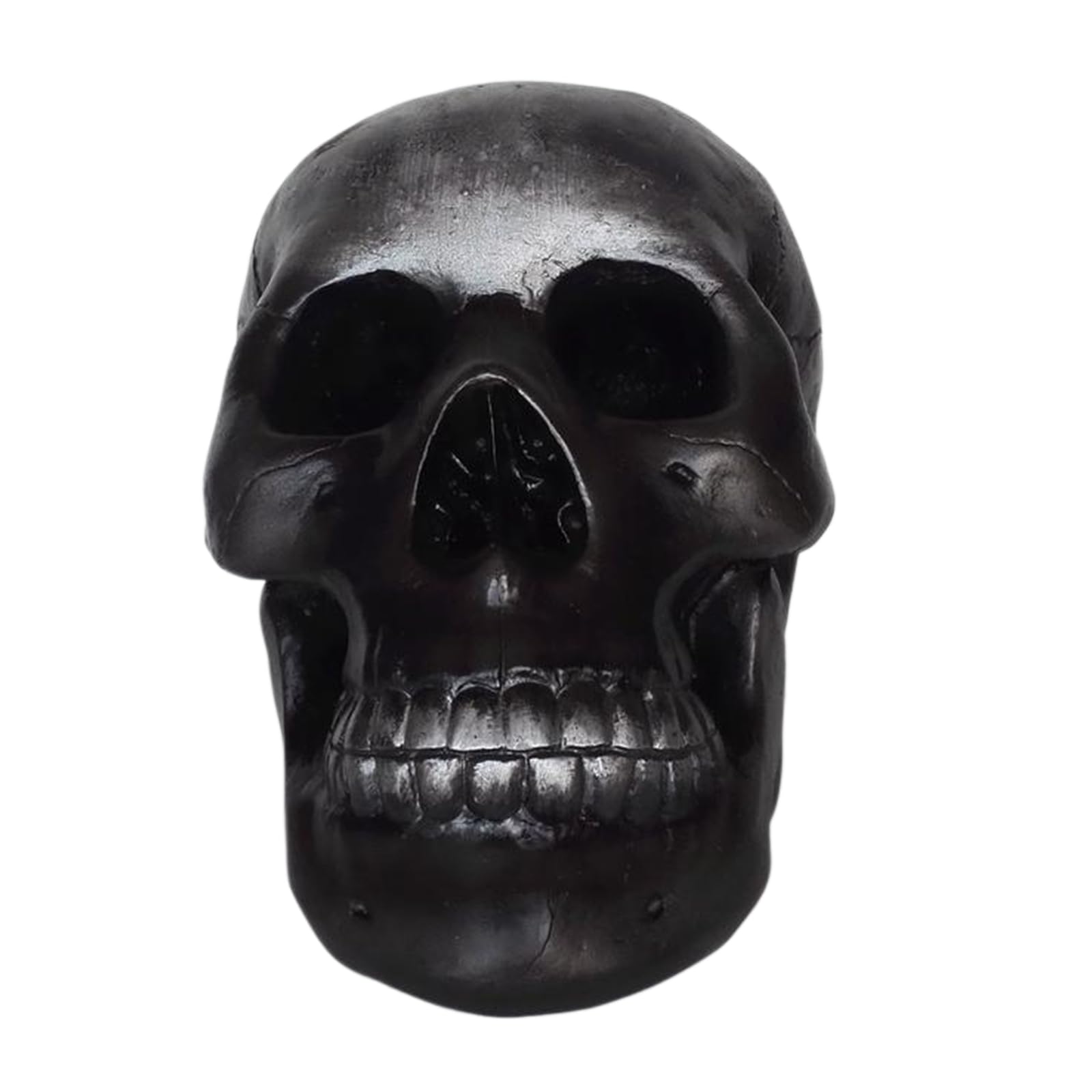 Resin Affenschädel Modell Schimpansenschädel Skelettexemplar Für Fotografie Requisiten Lehrmittel,Schwarz,20cm