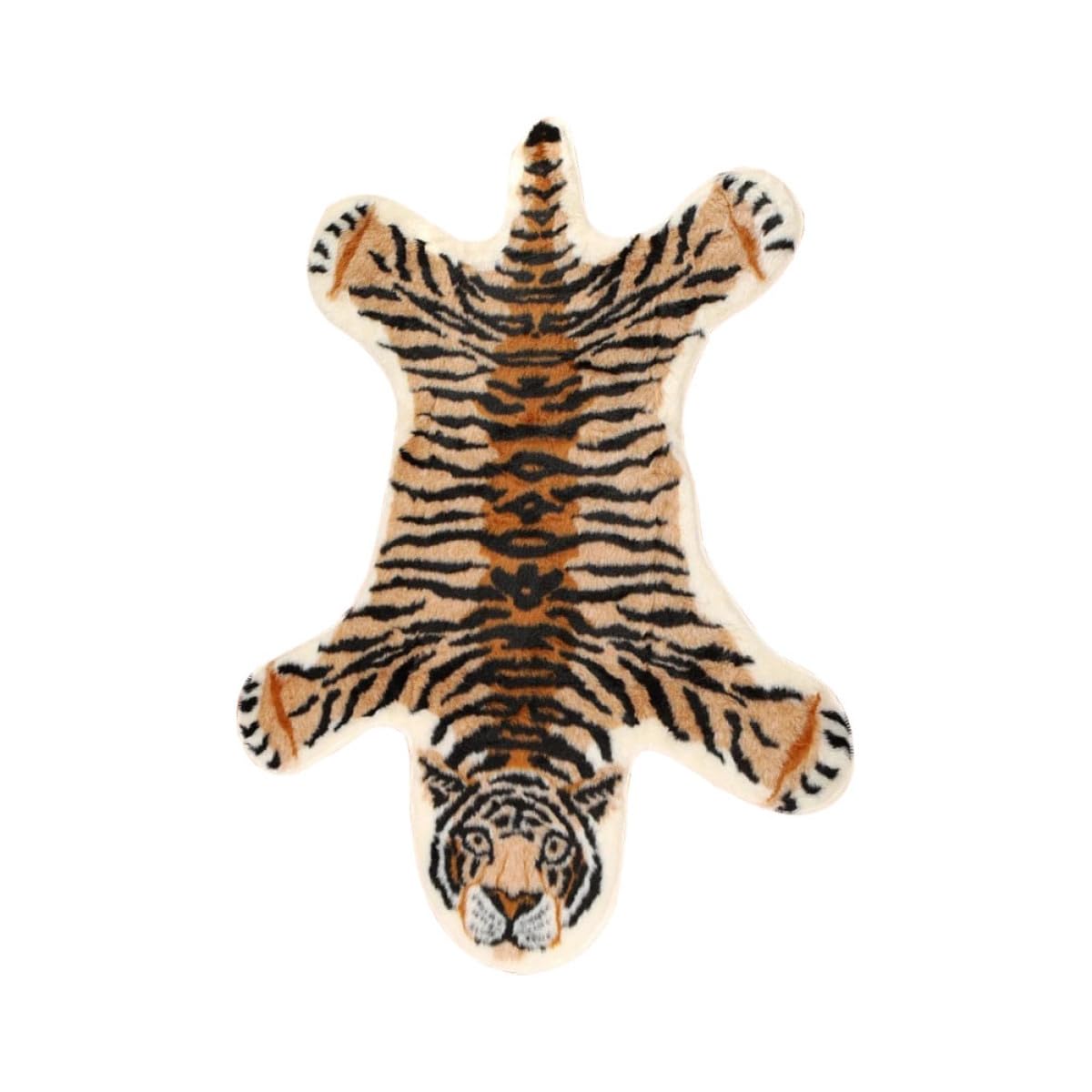 Tappetino Antiscivolo per Ingresso Motivo Tigre 85x110 Cm, Zerbino Decorativo Comodo e Resistente, Adatto per Bagno, Cucina e Pavimenti Scivolosi