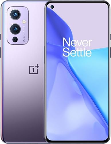 OnePlus 9 Winter Mist 5G Android Smartphone desbloqueado versión EE.UU., 8 GB de RAM+128 GB de almacenamiento (renovado)
