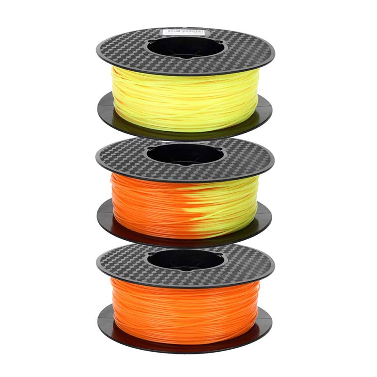 CC3D Température Couleur Changement Filament PLA Orange à Jaune 1,75 mm 1KG Pour imprimante 3D Cpla change de couleur a la temperature Matériaux d'impression 3D Filament thermique Couleur