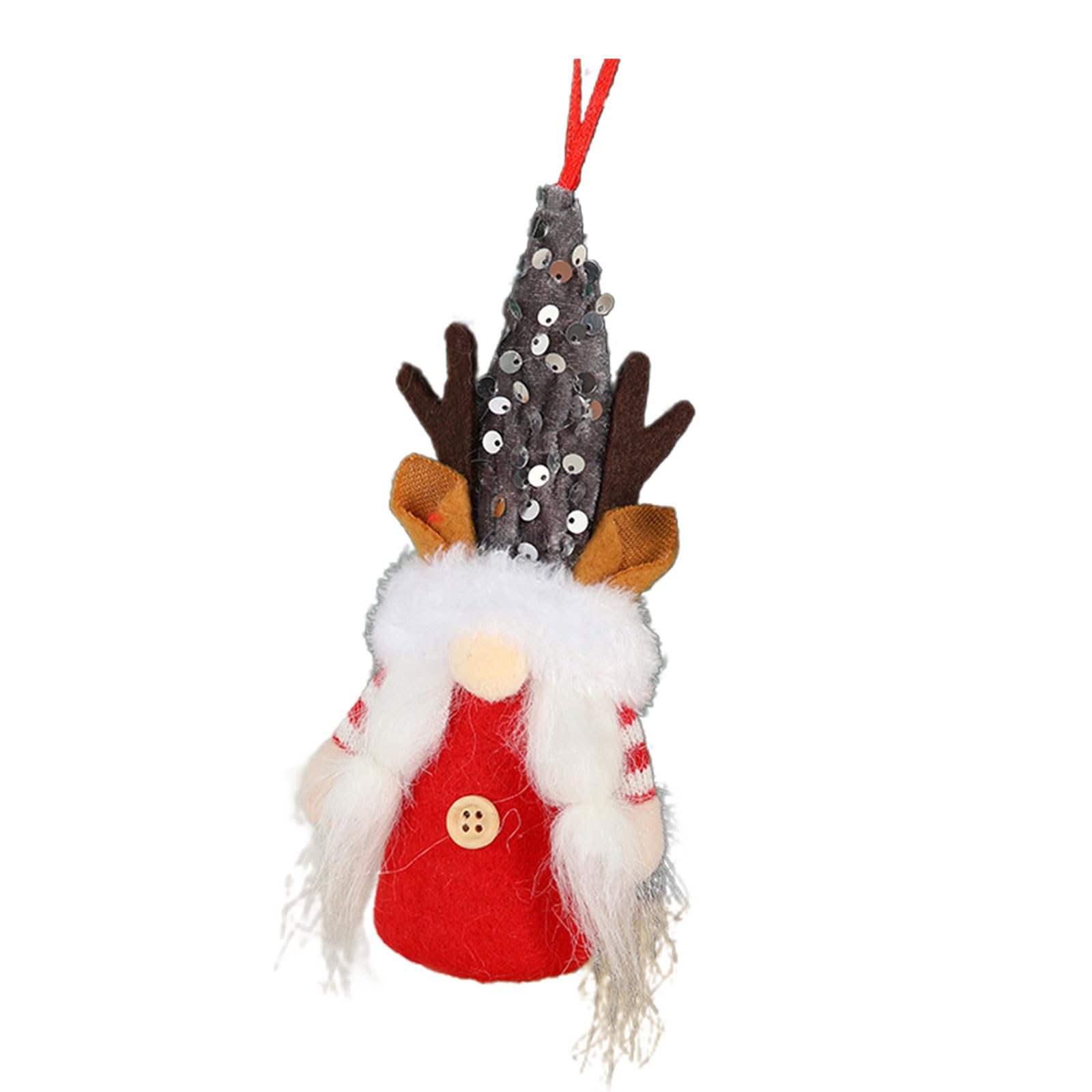 Yhplxyuus Christmas Sequins Hat Doll Ornament for Festival Holiday Party Decoration New Year Party Background Decorations Swedish Gnomes