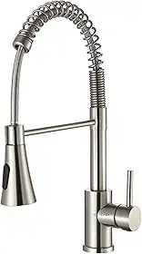 Torneira De Cozinha Pia Gourmet Monocomando Misturador Flexível Para Bancada Aço Escovado