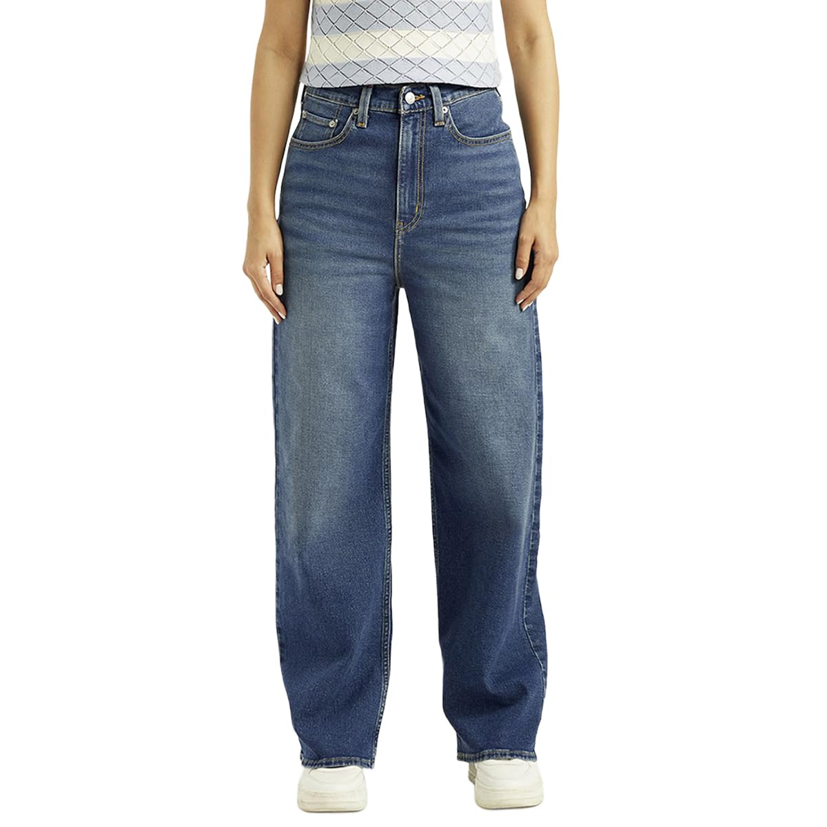 Levis Women Straight Fit High Rise Jeans, 2081, 28